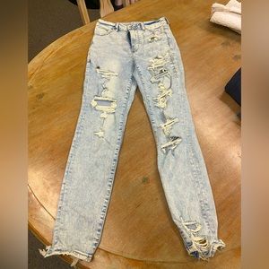 American eagle curvy super hi-rise jeggings